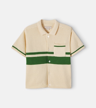 Hai knitted striped cotton shirt | Konges Sløjd