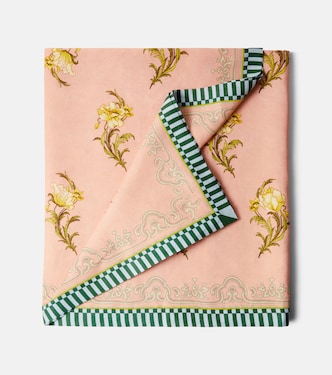 Nymph Bloom Large linen tablecloth | La DoubleJ