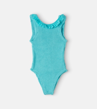 Isla Duo ruffled swimsuit | Hunza G Kids