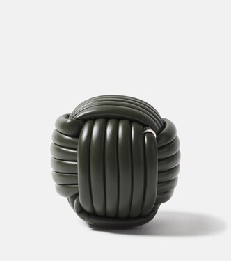 Nodo leather doorstop | Giobagnara