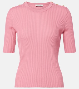 Ribbed-knit wool top | 'S Max Mara