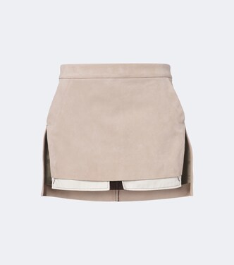 Fog suede miniskirt | Rick Owens