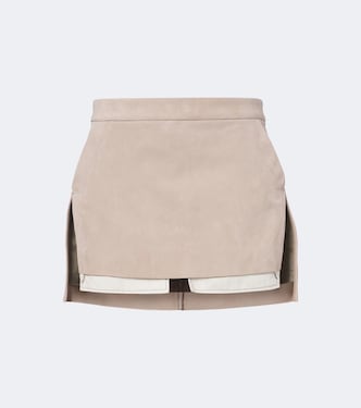 Fog suede miniskirt | Rick Owens