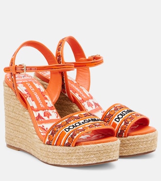 Bestickte Espadrille-Wedges | Dolce&Gabbana