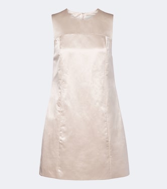 Chester cotton and silk satin shift dress | Posse