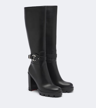 Dianouchette leather knee-high boots | Christian Louboutin