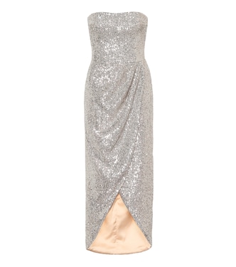 Robe bustier à sequins | Rasario