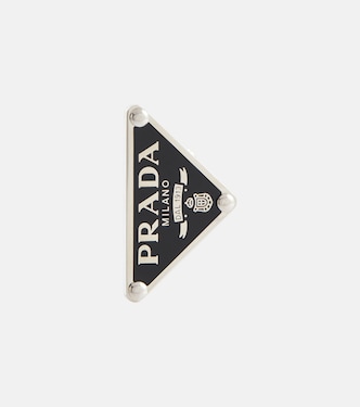 Logo clip-on single earring | Prada