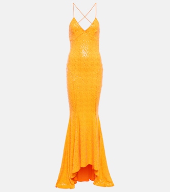 Sequined gown | Norma Kamali