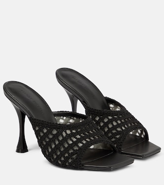 Crystal-embellished mules | Magda Butrym