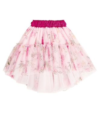 Gonna in tulle con stampa | Monnalisa