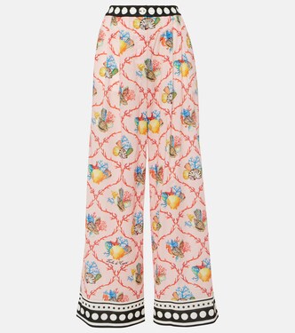 Capri printed cotton palazzo pants | Dolce&Gabbana