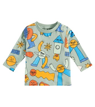 Baby printed cotton jersey T-shirt | Stella McCartney Kids
