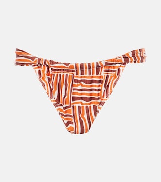 Andez printed low-rise bikini bottoms | Faithfull