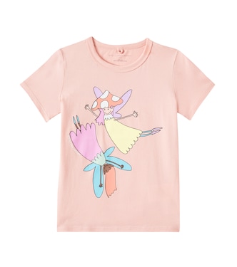 Printed cotton jersey T-shirt | Stella McCartney Kids