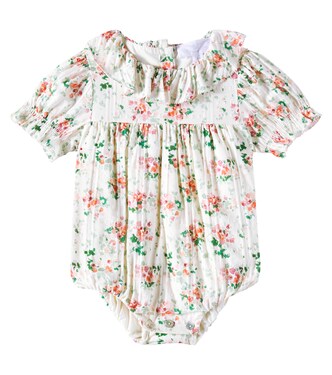 Baby Agapi floral playsuit | C'era Una Volta