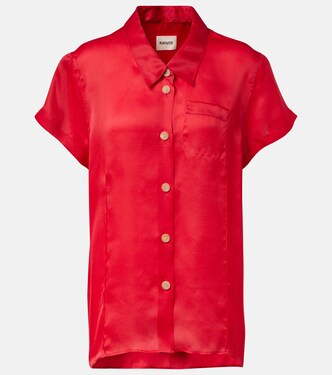 Keefe silk organza shirt | Khaite