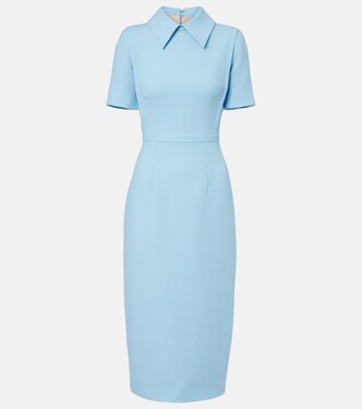 Robe midi Valletta en crêpe | Emilia Wickstead