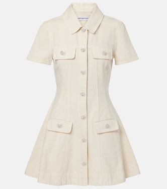 فستان قصير من الدنيم | Self-Portrait