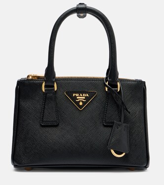 Galleria Saffiano Mini leather tote bag | Prada