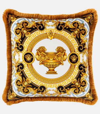La Coupe Des Dieux cotton cushion | Versace Home