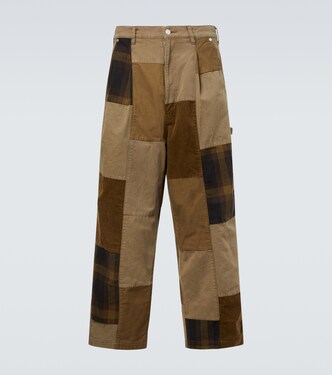 Patchwork cotton wide-leg pants | Comme des Garçons Homme