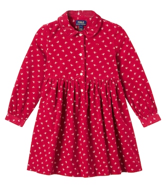 Floral cotton corduroy dress | Polo Ralph Lauren Kids