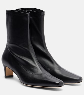 Wally leather ankle boots | Staud