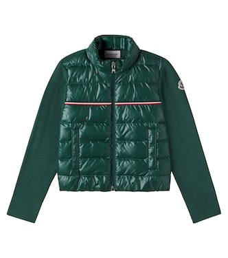 Down-paneled cotton jacket | Moncler Enfant