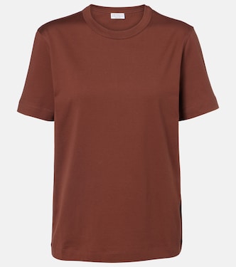 T-shirt en coton mélangé | Brunello Cucinelli
