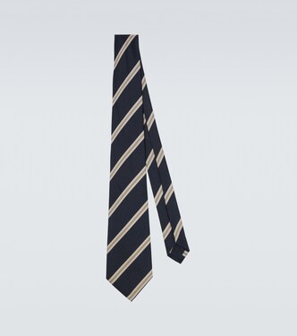 Striped silk tie | Dunhill