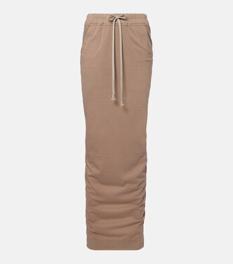 Cotton jersey maxi skirt | Rick Owens
