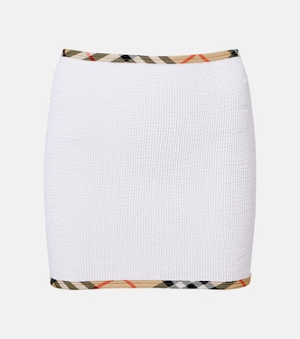 x Hunza G pareo Devyn con Burberry Check | Burberry