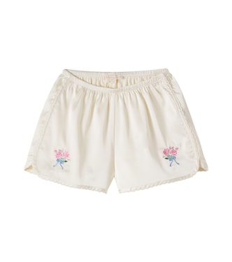 Sheeny embroidered scalloped shorts | Konges Sløjd
