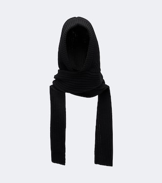 Ribbed-knit wool and cashmere hood | Moncler