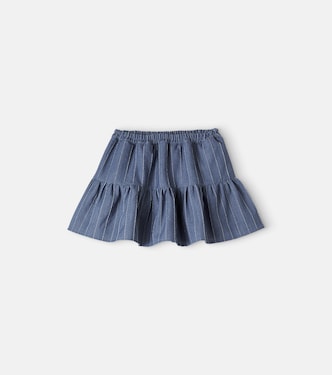 Lazie pinstriped skirt | Donsje