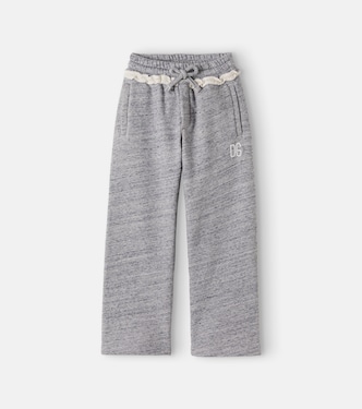 Cotton jersey sweatpants | Dolce&Gabbana Kids