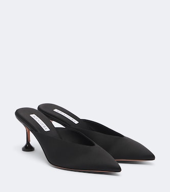 Bisous satin mules | Aquazzura
