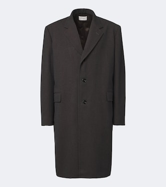 Chesterfield wool and cotton overcoat | Lemaire