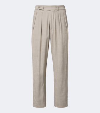 Pleated straight pants | Giorgio Armani