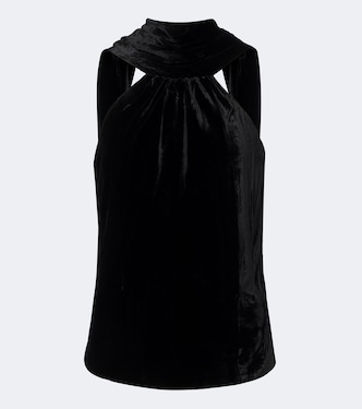 Top Scarlett in velluto con mantella | Simkhai