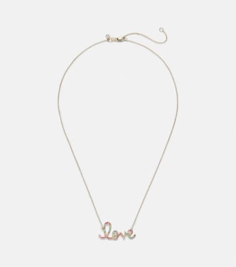 Collier Love en or 14 ct et saphirs | Sydney Evan