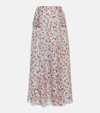 Falda midi Drapy Softness floral | Dorothee Schumacher