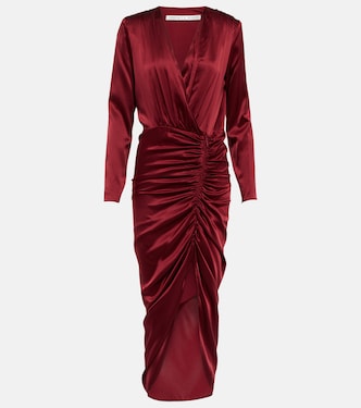 Robe midi Cameri en soie mélangée | Veronica Beard