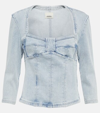 Top Vanio aus Denim | Isabel Marant