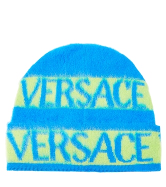 Logo wool beanie | Versace Kids