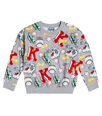Printed cotton sweatshirt | Kenzo Kids