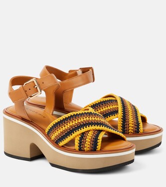 Carya crochet platform sandals | Clergerie