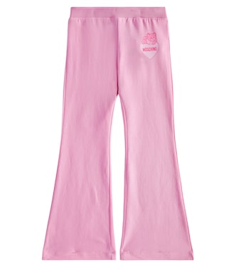 Teddy Bear cotton-blend sweatpants | Moschino Kids