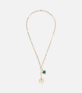 Resilience & True Love 18kt gold charm necklace with diamonds | FoundRae